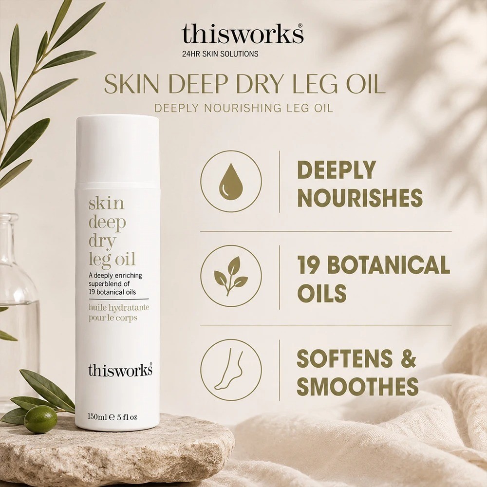 This Works Skin Deep Dry Leg Oil 150ml